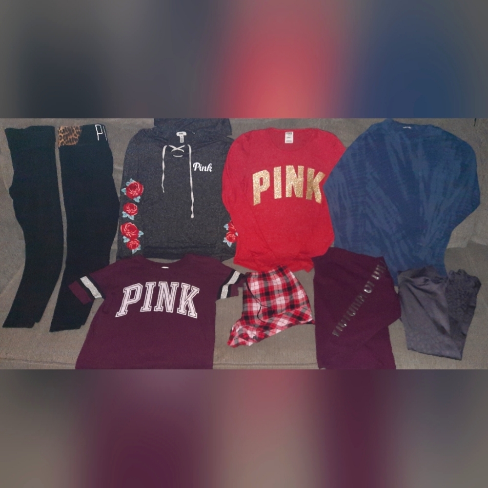 PINK BY VICTORIAS SECRET LOT ALL SIZE MEDIUM